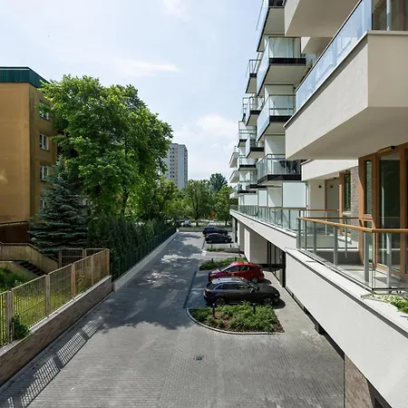 아파트 Domaniewska With Parking Mokotow By Renters Prestige 바르샤바